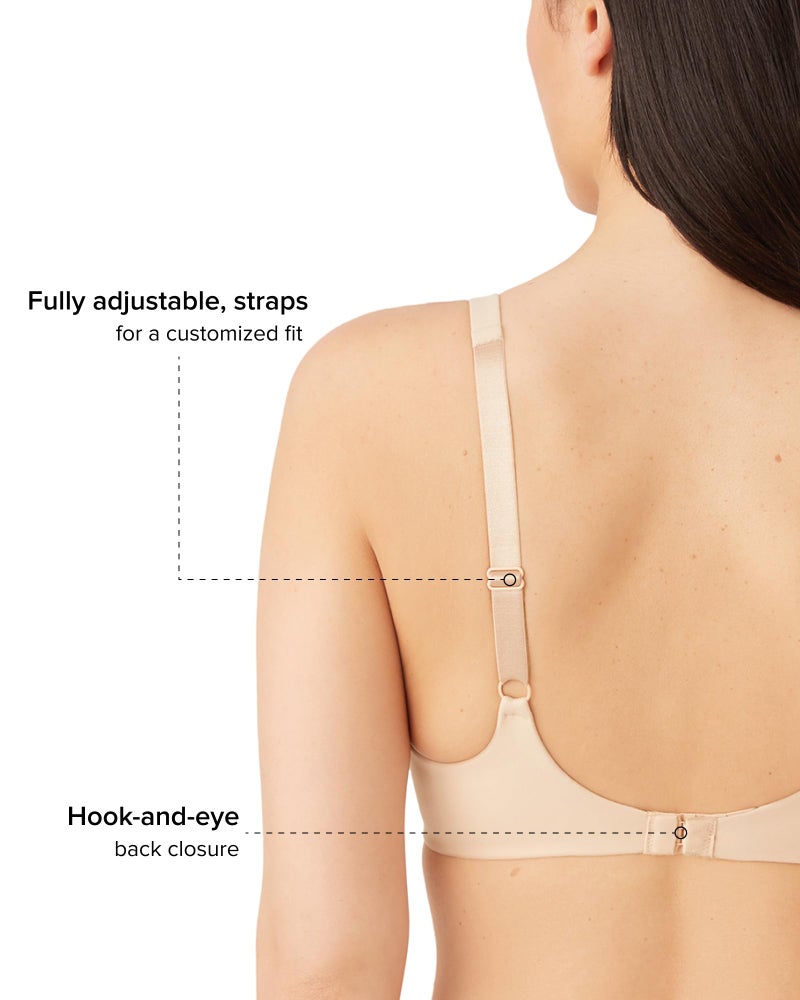 Wacoal Women's How Perfect Wire Free Bra, Sand, Tan, 34A - Image 3